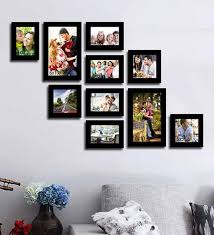 Family and friends who visit can view your special memories—but most importantly, you'll. Buy Black Synthetic Wood Wall Photo Frame Set Of 10 By Art Street Online Collage Photo Frames Photo Frames Home Decor Pepperfry Product