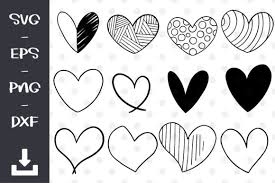 Download 121 Scribble Heart Svg Designs Graphics PSD Mockup Templates
