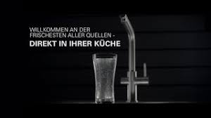 Küchenarmaturen von markenherstellern in bester qualität und großer auswahl finden sie in unserem hornbach onlineshop. Grohe Blue Home Gefilteres Stilles Oder Sprudelndes Wasser Direkt Aus Der Armatur Youtube