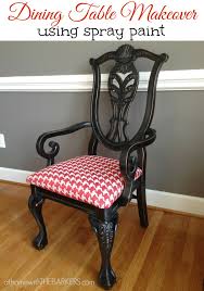 Spray painting chairs with such detail was my biggest concern and i knew, in order to keep the details, using a paint sprayer on the dining room chairs was crucial. I Love Paint At Home With The Barkers