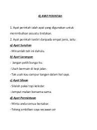 Tutorial membina ayat perintah bahasa melayu tahun 1 menaiki komuter teks ms 132. Jenis Jenis Ayat Bahasa Melayu Linkedin Profile Messages Takut