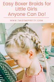 It's not always easy, in fact, sometimes i want to get out a straight. Easy Boxer Braids For Little Girls Anyone Can Do Twist Me Pretty