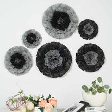 3.9 out of 5 stars with 11 ratings. Balsacircle 6 Pcs 7 9 11 Inch Charcoal Grey Carnations Large Tissue Paper Flowers Wall Backdrop Wedding Decorations Supplies Sale Walmart Com Walmart Com