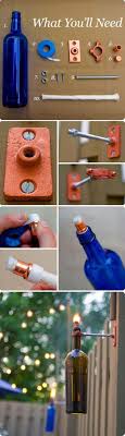 14 Creative Ideas For A Better Backyard Wine Bottle Tiki Torch Diy Backyard Wine Bottle Tiki