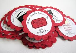 Out of stock at crossroads mall edit store. Movie Theater Party Favor Tags For Birthday And Baby Shower Adorebynat Online Store Powered By Storenvy