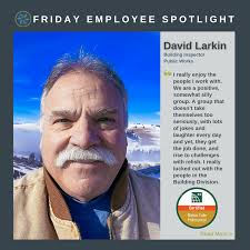 It's Friday, and Missoula County employees are working hard for you! Meet  Dave Larkin, Missoula County Public Works building official.
