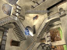 Escher Mc Escher S Relativity In 3d Ilusiones Opticas Para Ninos Mc Escher Escalera