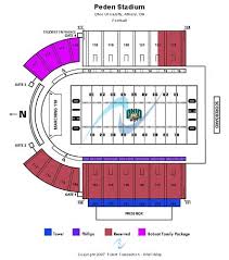 peden stadium tickets and peden stadium seating chart buy