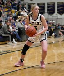 Port Huron Northern's Kade Hiller. #PHN #PHNHuskies #PHNHuskiesBasketball  #Michigan #MHSA #TimesHerald #PortHuron #HighSchool #Sports