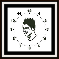 Pdf Cross Stitch Pattern Cristiano Ronaldo Watch Real