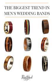 It makes sense for both people in a relationship to want to show (and celebrate!) their love and commitment. The Biggest Trend In Men S Wedding Bands Ruffled