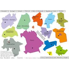 Bundeslander Puzzle Grundschule Geographie Fur Kinder Deutschlandkarte