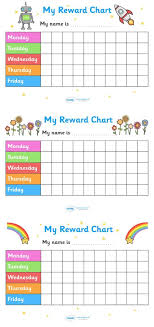 Twinkl Resources Reward Chart Thousands Of Printable
