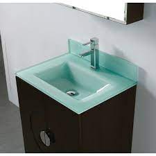 Transitional style vanity constructed of solid hardwood and wood veneer durable white engineered stone top and backsplash rich and durable espresso finish. Madeli Tempered Glass Countertop Bathroom Sink Bathroom Vanity Remodel Vanity Tops With Sink Small Bathroom Vanities