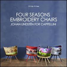 Transform your outdoor or indoor space with style and ease. Johan Lindsten S Four Seasons Embroidery Chairs