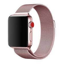 Product title posh tech posh tech stainless steel honeycomb bracelet bands for apple watch series 1,2,3,4,5 average rating: Stainless Steel Apple Watch Strap Rose Gold Swstraps