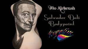 JBo Airbrush: Lion Head Body Paint
