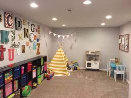 The Milgrom Project Basement And Playroom Girls Playroom Playroom Decor Diy Playroom