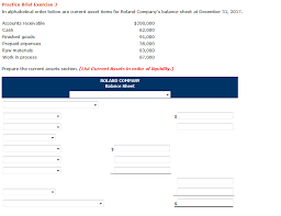 Can any one please tell me how to do that. Solved Practice Brief Exercise 3 In Alphabetical Order Be Chegg Com