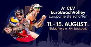 Ab herbst stehen euch 8 statt 4 courts zur verfügung. A1 Cev Beach Volleyball Europameisterschaften 2021 Wiener Eislaufverein Wev Vienna 11 August To 16 August