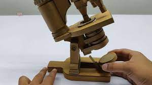 Vimeo How To Make A Microscope From Cardboard Cardboard Diy Microscope Art Microscope Diy