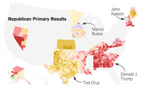 Detailed Maps Of Where Trump Cruz Clinton And Sanders Have
