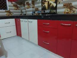 In this type of modular kitchen design, storage is reserved for upper and lower cabinets, while leave enough counter space for cooking purposes. Small Indian Modular Kitchens Cabinets Designing Services Kitchen Cabinet Service Contemporary Modular Kitchen Modern Kitchens Modular Kitchen Furniture In Mewalal Market Patna Cuina Modular Id 15865480812