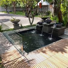 Kolam ikan koi minimalis + kaca 14. Jasa Pembuatan Kolam Ikan Di Jakarta Taman Renaldi