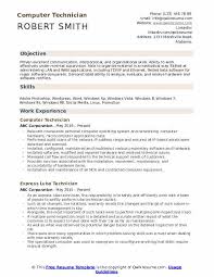 Computer Technician Resume Samples Qwikresume