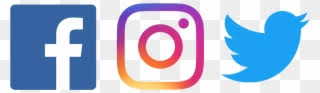For more facebook logo transparent images here. Facebook Twitter Instagram Png Fb Twitter Instagram Logo Png Clipart 3874021 Pinclipart