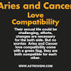 Both signs are early in the zodiac, but aries is fire and cancer is water. 1