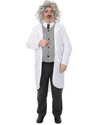 Orion Costumes Mens Albert Einstein Mad Scientist Lab Coat Halloween Fancy Dress Ebay Scientist Costume Albert Einstein Costume Fancy Dress Costumes