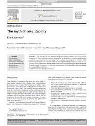 Pdf The Myth Of Core Stability