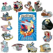 Your Wdw Store Disney Mystery Pin Attraction Vehicles 2 Random Rare Disney Pins Disney Pins Trading Disney Pins Sets