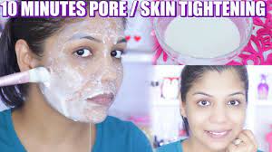 Sugar exfoliates, yogurt moisturizes and egg tightens the skin pores. How To Tighten Skin In 10 Minutes Get Rid Of Dry Skin Open Pores Superprincessjo Youtube