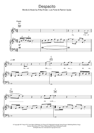 Luis Fonsi Despacito Ft Daddy Yankee Lyrics Mp3 Download Despacito Sheet Music Luis Fonsi Daddy Yankee Feat Justin Bieber Piano Vocal Guitar Sheet Music Digital Sheet Music Saxophone Sheet Music