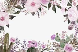 Golden flowers border frame with small green stems. Purple Fresh Flowers Border Texture Png Clipart Border Border Clipart Border Texture Flower Flowers Clipart Free