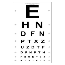 30 precise eye acuity chart