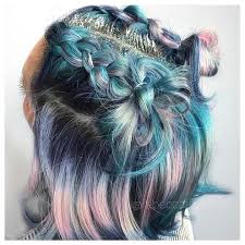 11 Ways To Wear Braided Pigtails That Don T Look Childish Hair Styles Bright Hair Colors Bright Hair