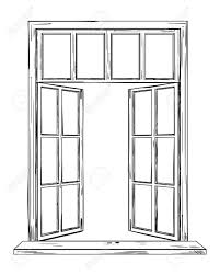 Oct 31, 2013 · an unlocked window was based on a short story written by welsh novelist ethel lina white in 1939. Vector Drawing Of An Open Window Isolated Object In Sketch Style Open Home Window To The Outside Illustration Royalty Free Cliparts Vectors And Stock Illustration Image 167184203