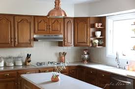 Warm colors goes well with the cabinets and i think your should go for beige color that really looks cool. Kitchen Paint Colors That Go With Oak Cabinets Julie Blanner