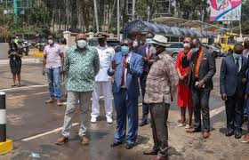 The green park terminus in railways club nears completion. Uhuru Kenyatta And Raila Odinga Tour Nms Projects The Standard