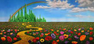 Image Of Road To Oz Scenic Backdrop Skazki Detskie Masterskaya