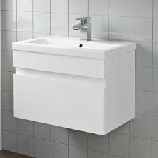 There is nothing quite like the feeling of space in a bathroom. Artis 600mm Bathroom Wall Hung Vanity Unit Gloss White For Sale Online Ebay