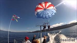 Come enjoy breathtaking views while parasailing over lake tahoe. Flown With Dragonlink South Lake Tahoe Parasailing Aerials Tbs Fpv Youtube