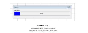 Animated Vba Progress Bar For Excel And Access Analyst Cave Progress Bar Excel Progress