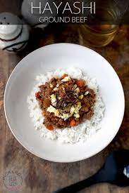 Hayashi Ground Beef Curry Pickled Plum Easy Asian Recipes Recipe Easy Japanese Recipes Recipes Ground Beef
