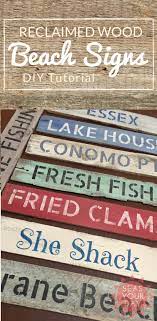 Wooden diy hanging calendar birthday family&friends reminder board plaque decor. Diy Hand Painted Wood Beach Signs Seas Your Day