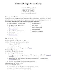 call center resume samples sample resumes