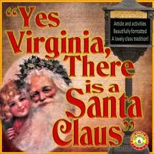 Yes Virginia There Is A Santa Claus Worksheets & Teaching Resources | TpT